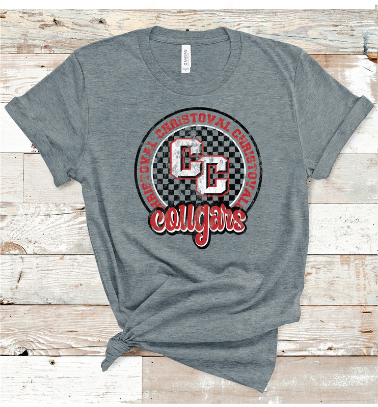 2024 CHRISTOVAL CHECKERED CIRCLE  (DARK GRAY)