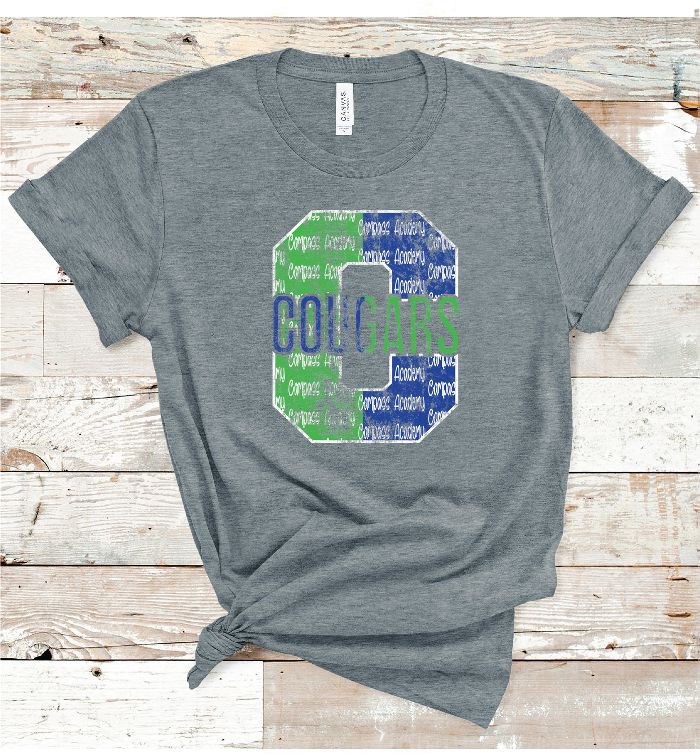 2024 COMPASS COUGARS LETTER (DARK GRAY)