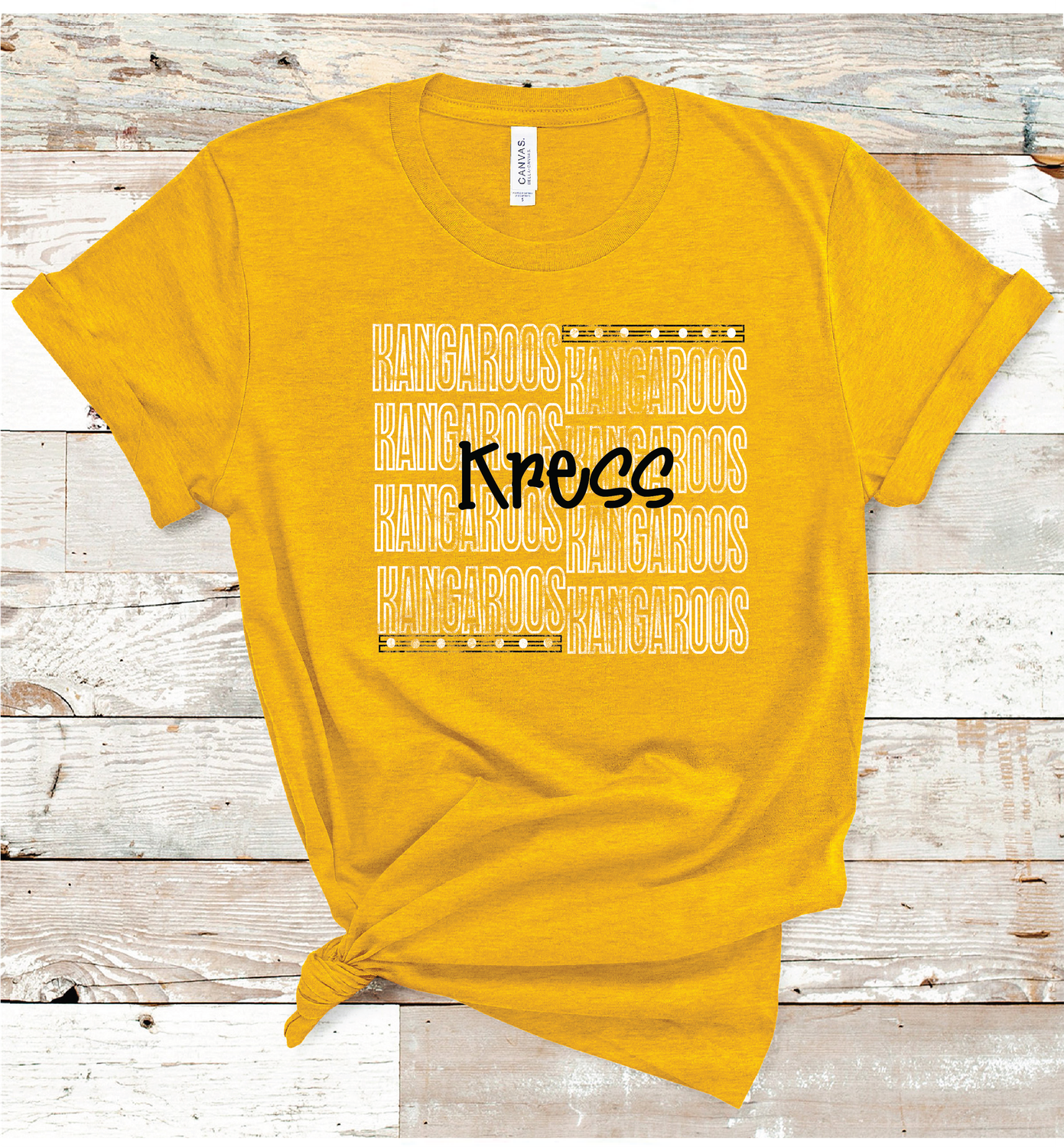 2024 KRESS KANGAROOS OUTLINE (GOLD)
