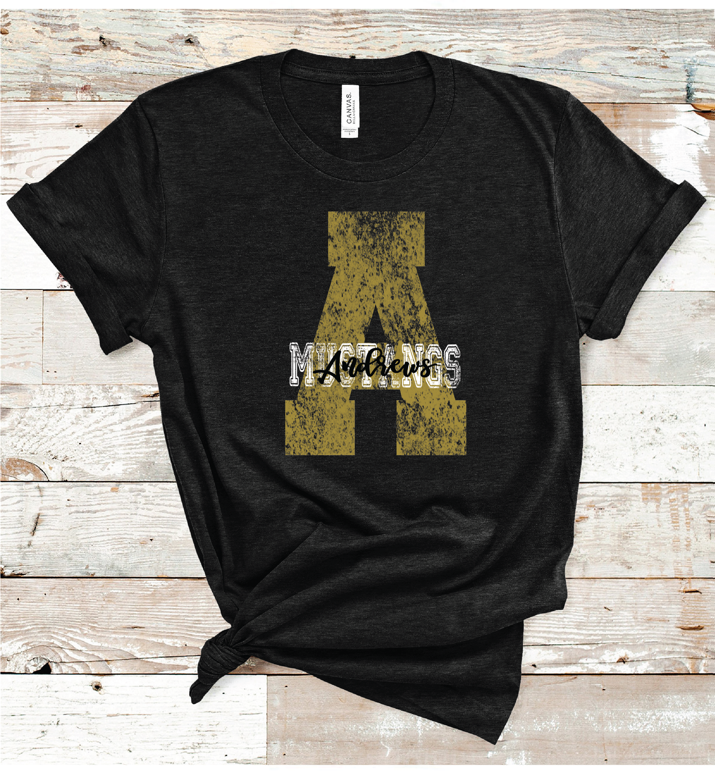 2024 ANDREWS VINTAGE MASCOT ( HEATHER BLK)