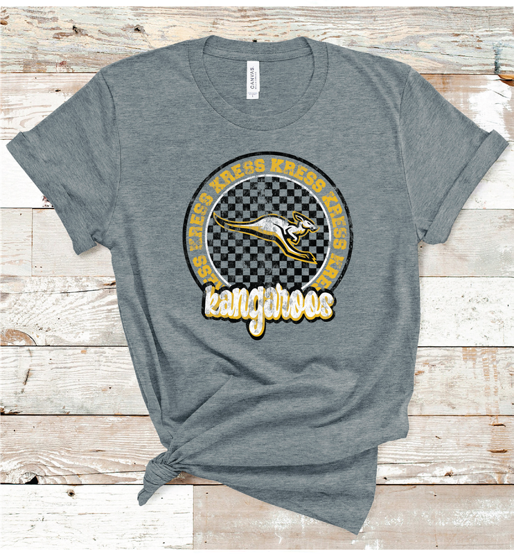 2024 KRESS CHECKERED CIRCLE (DARK GRAY)