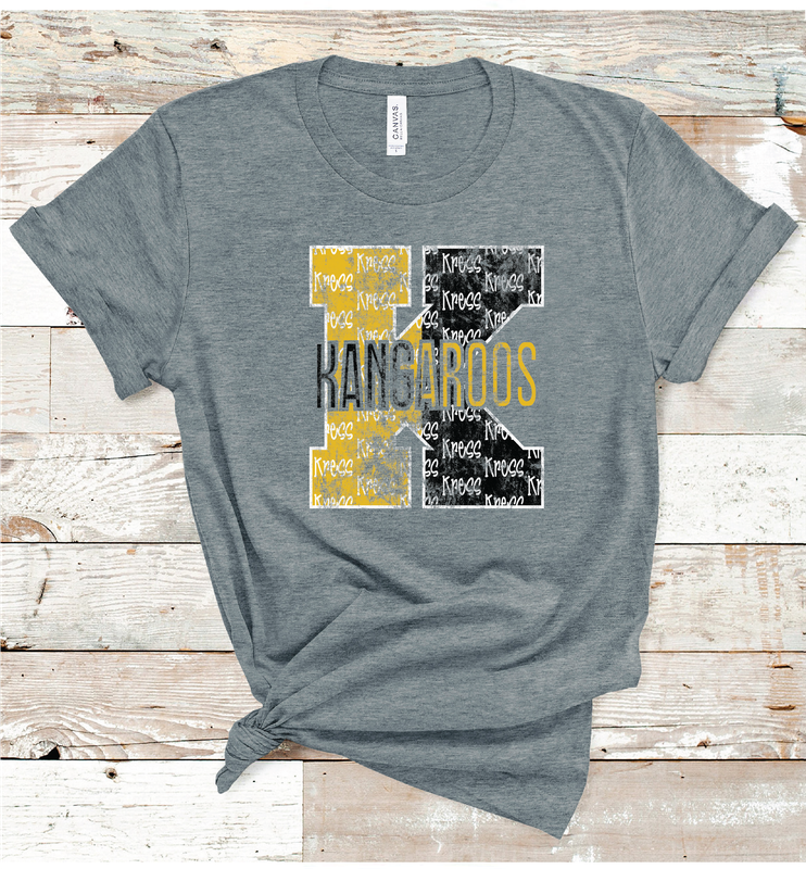 2024 KRESS KANGAROOS LETTER (DARK GRAY)