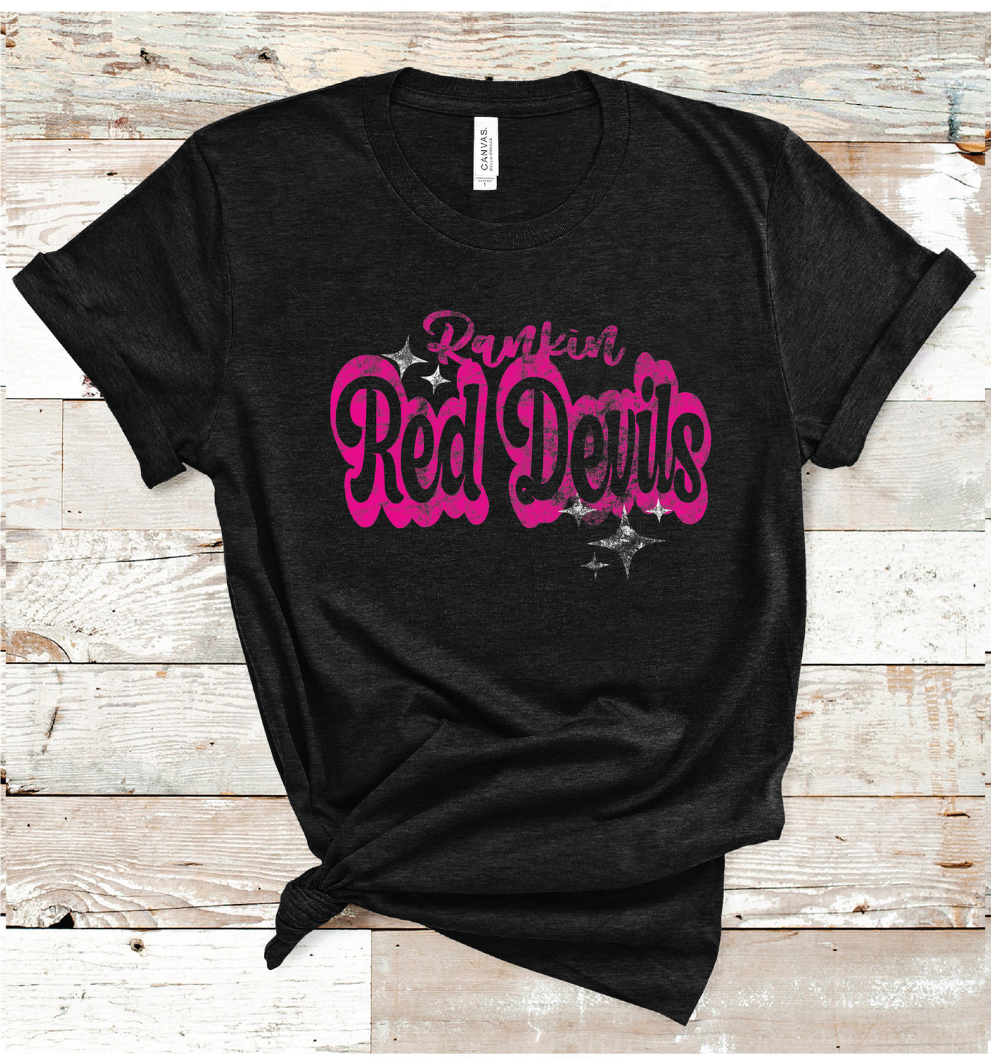 2024 RANKIN RED DEVILS PINK WORDING (HEATHER BLK)