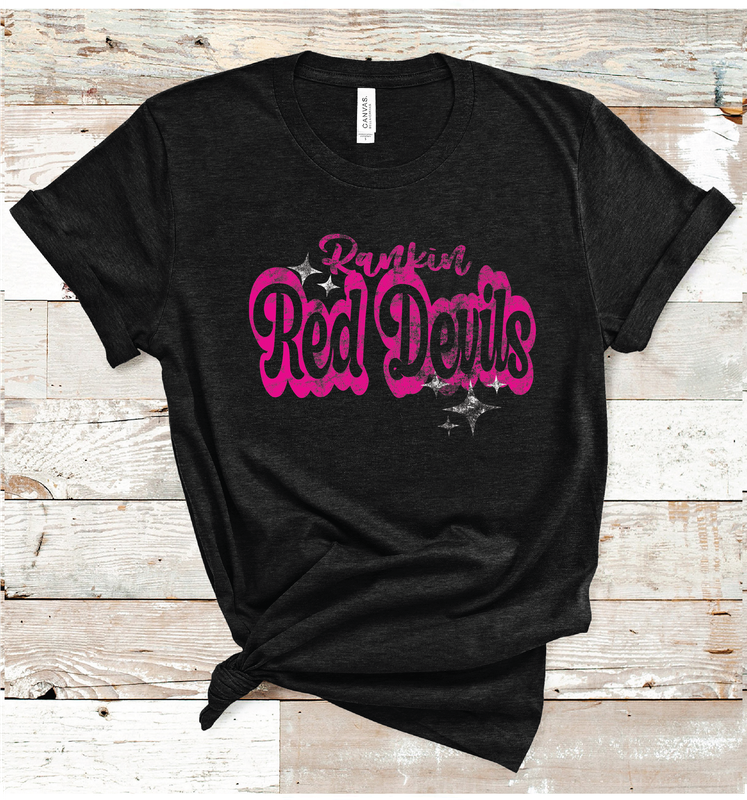 2024 RANKIN RED DEVILS PINK WORDING (HEATHER BLK)