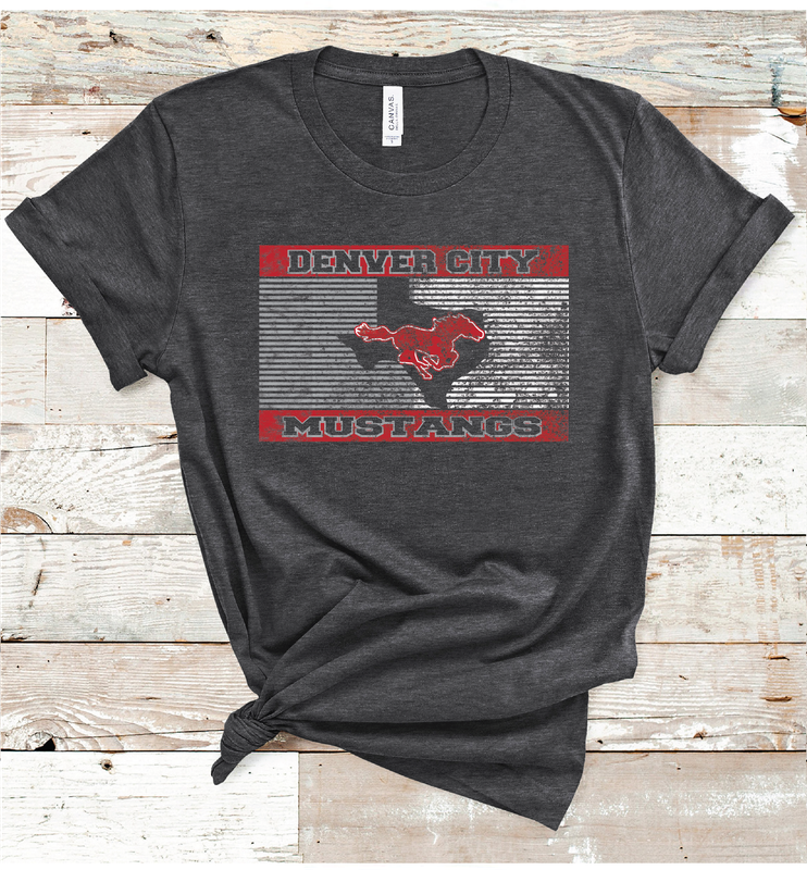 2024 DENVER CITY TEXAS STRIPE ( HEATHER CHARCOAL)