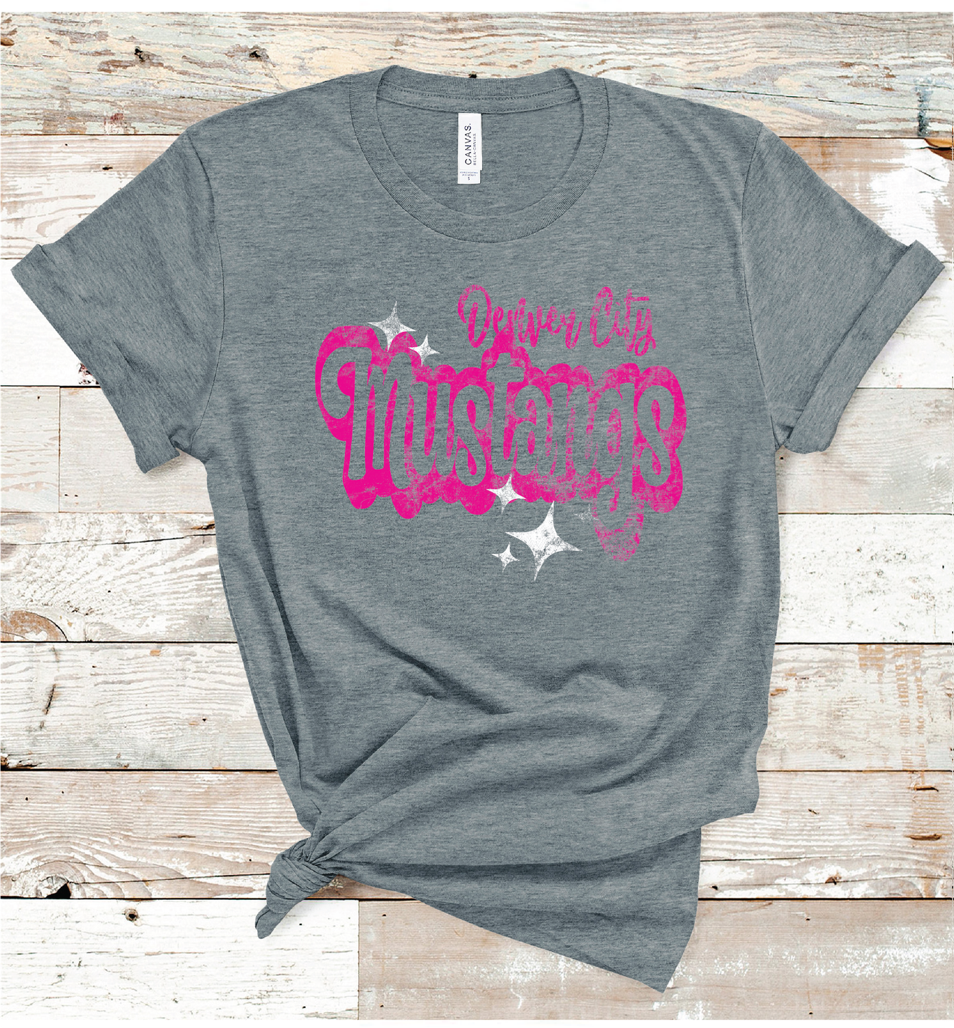2024 DENVER CITY PINK WORDING ( DARK GRAY)