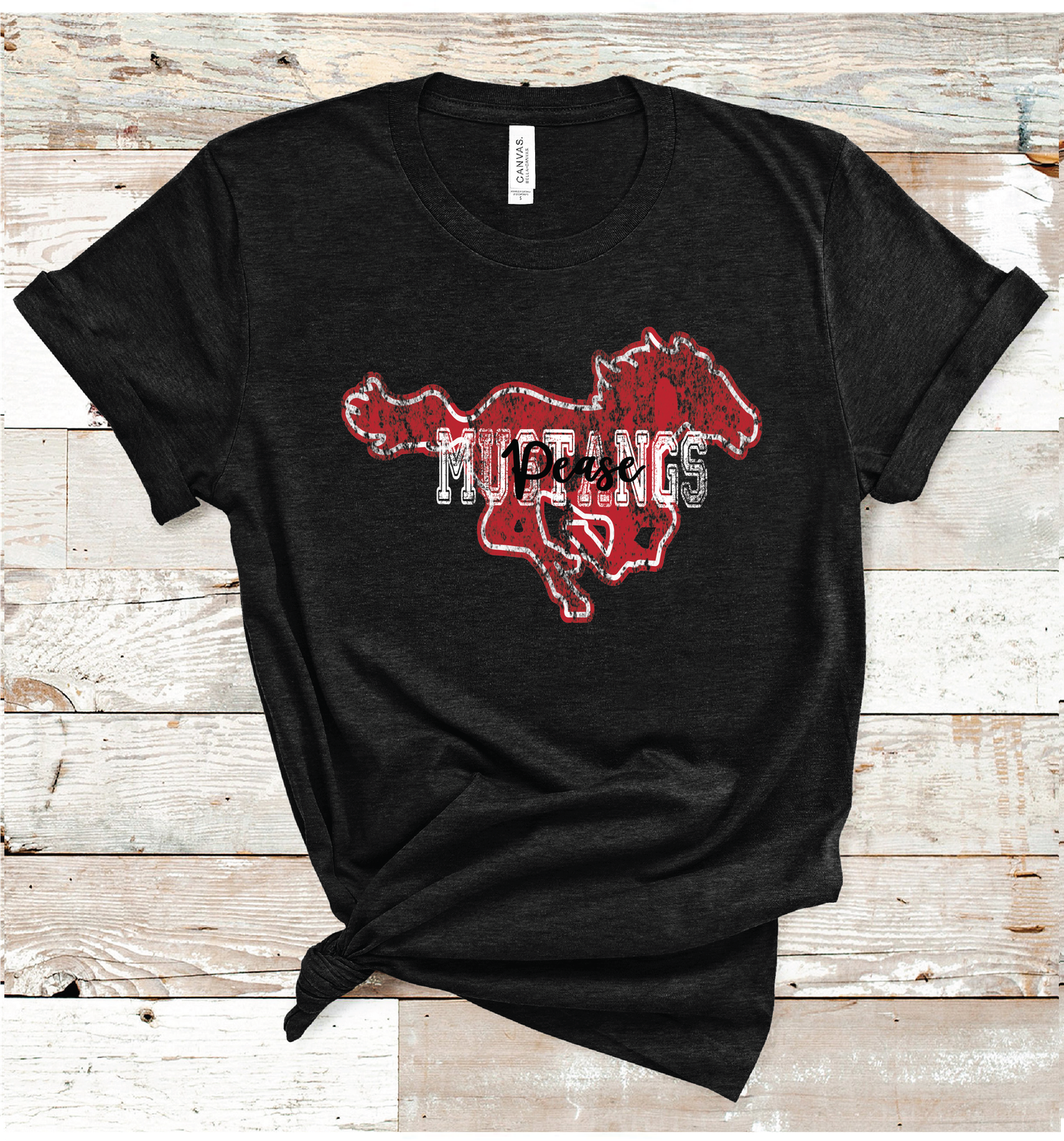 2024 PEASE VINTAGE MASCOT (HEATHER BLACK)