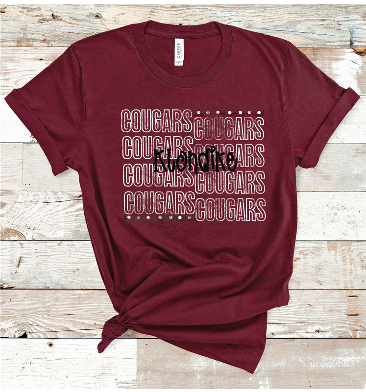 2024 KLONDIKE COUGARS OUTLINE ( MAROON)