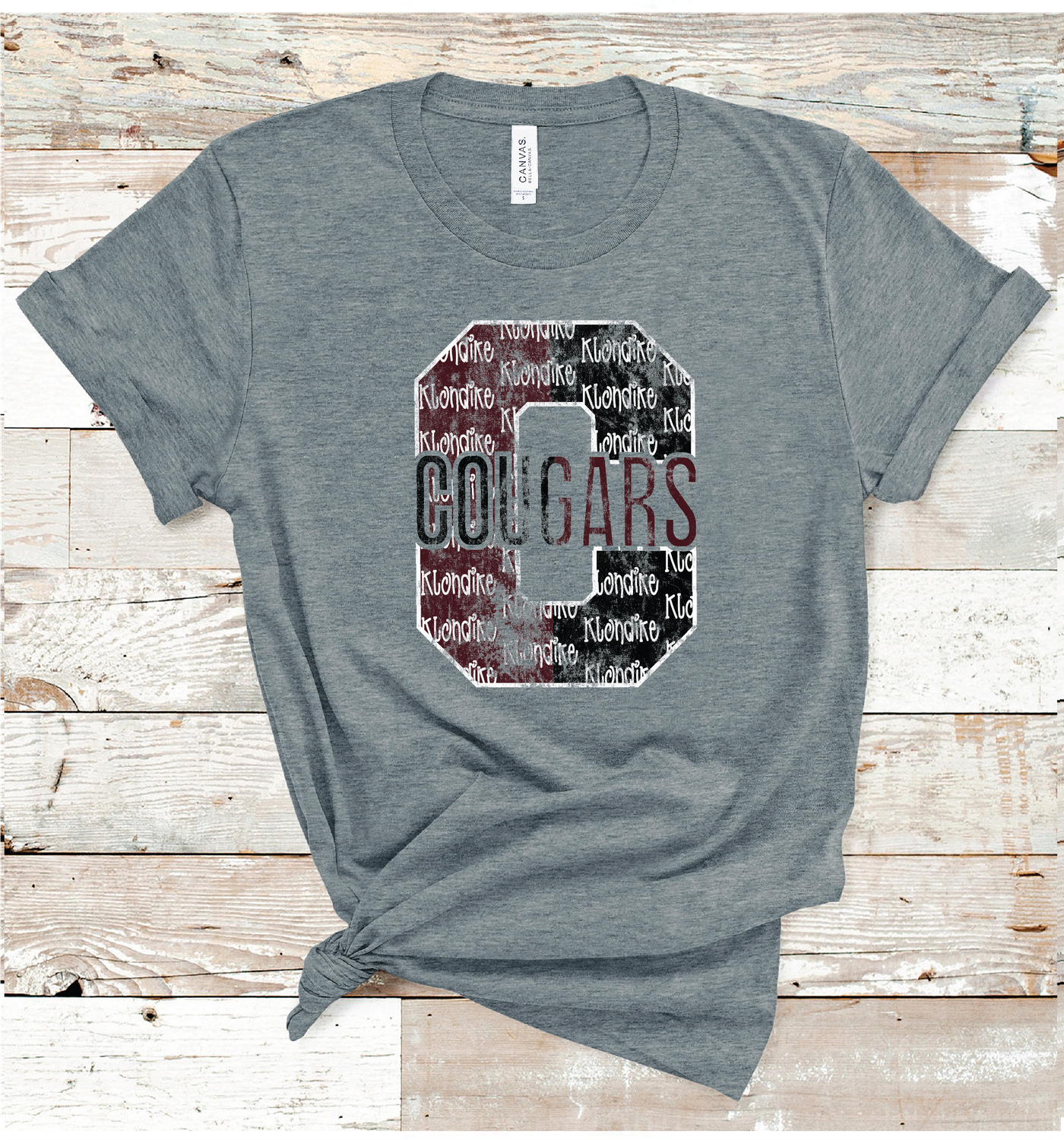 2024 KLONDIKE COUGARS LETTER ( DARK GRAY)