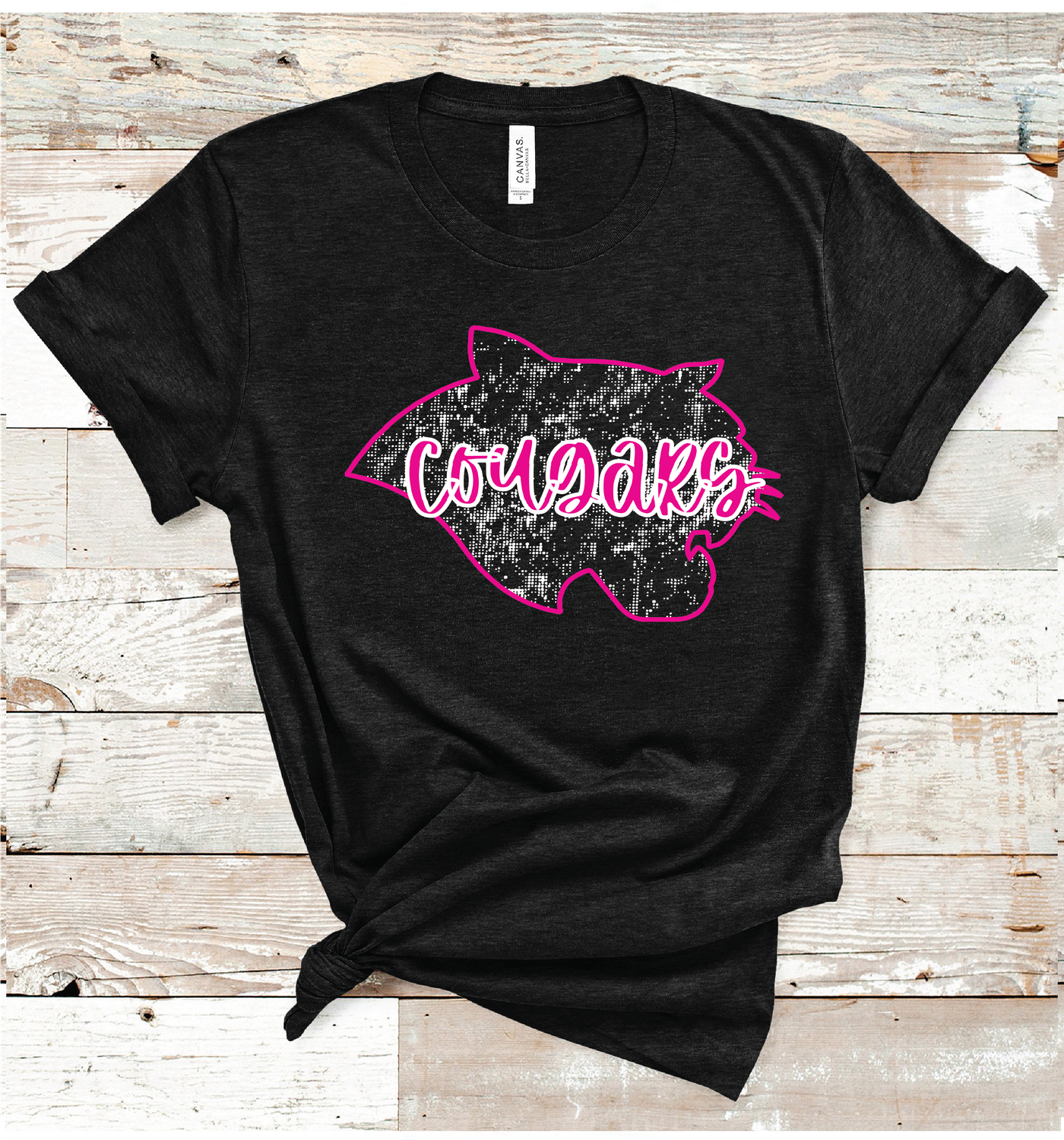 2024 KLONDIKE COUGARS PINK MASCOT ( HEATHER BLACK)
