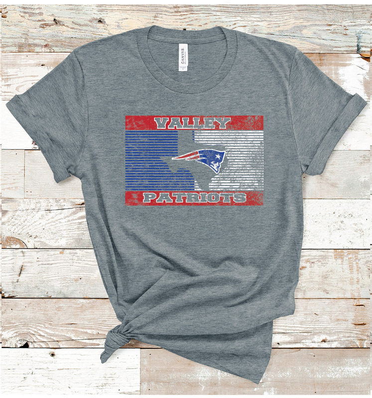 2024 VALLEY PATRIOTS TEXAS STRIPE (B D GRAY)