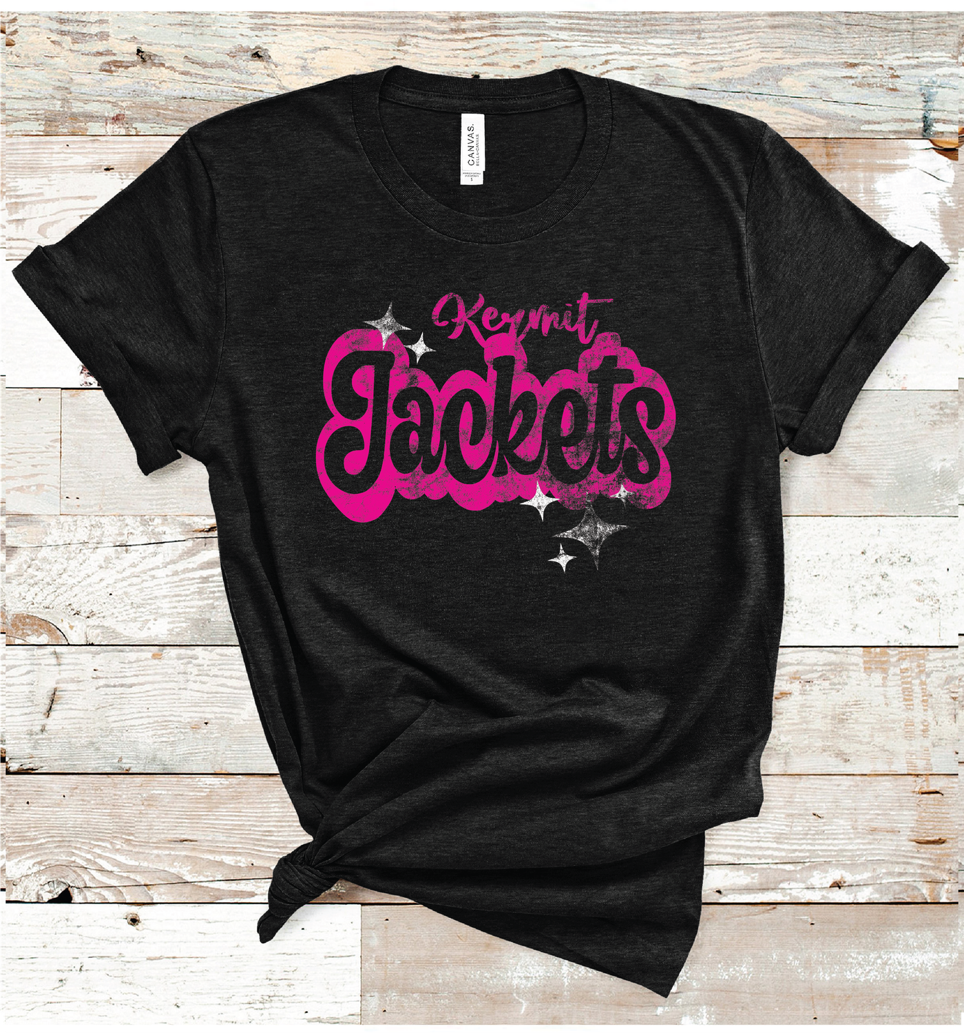 2024 KERMIT JACKETS PINK WORDING (HEATHER BLACK)