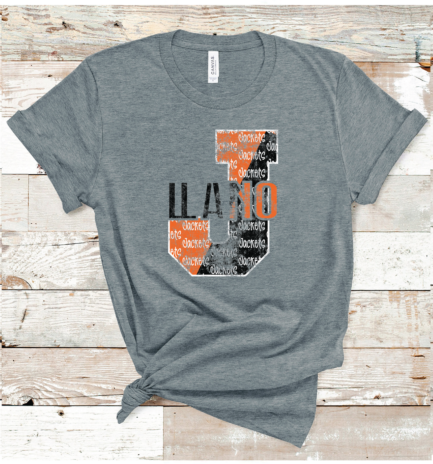 2024 LLANO JACKETS LETTER  (DARK GRAY)