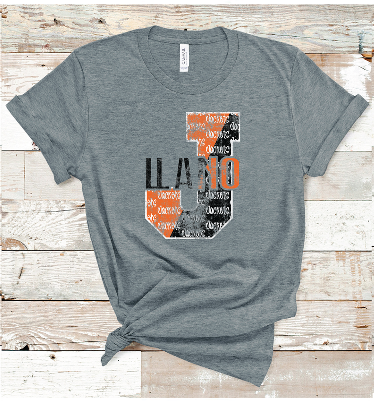 2024 LLANO JACKETS LETTER  (DARK GRAY)