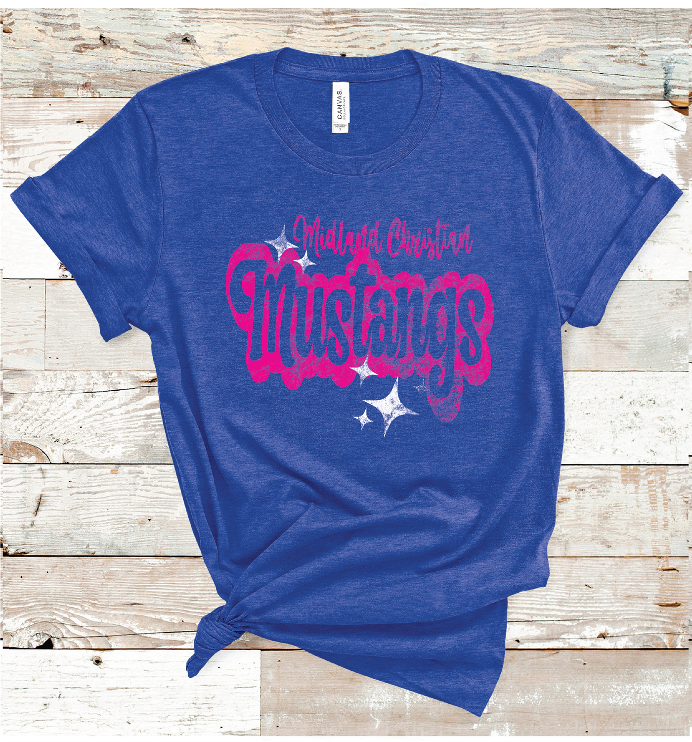 2024 MIDLAND CHRISTIAN PINK WORDING (HEATHER BLUE)