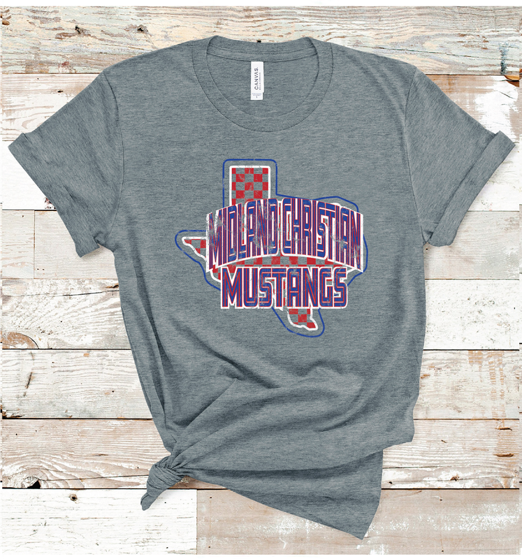 2024 MIDLAND CHRISTIAN DOUBLE TEXAS  (DARK GRAY)