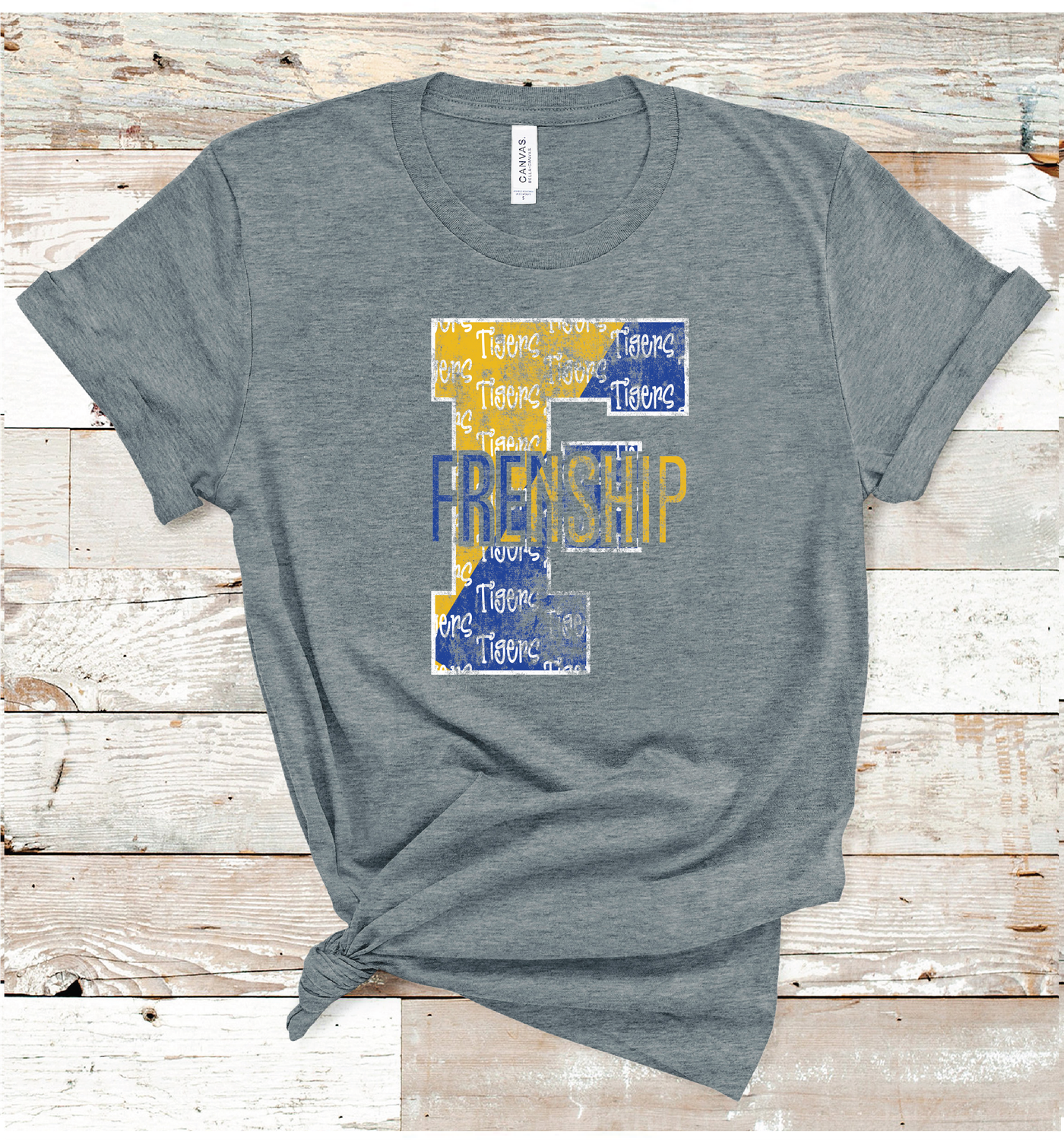 2024 FRENSHIP TIGERS LETTER (DARK GRAY)