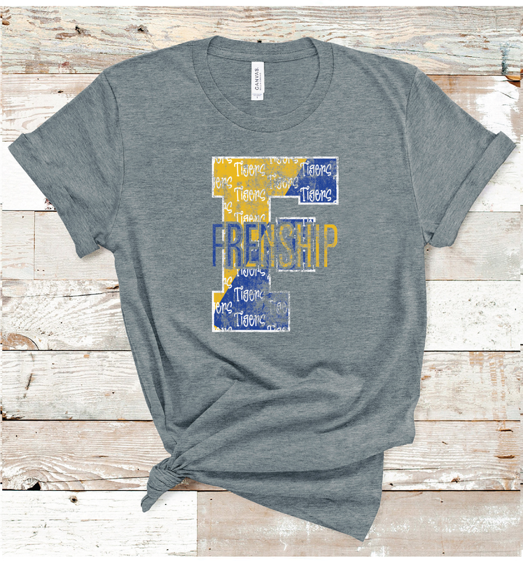 2024 FRENSHIP TIGERS LETTER (DARK GRAY)