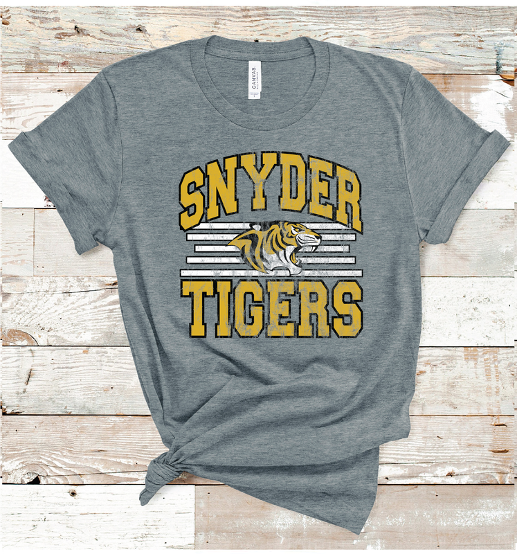 2024 SNYDER TIGERS OLD SCHOOL (D GRAY)