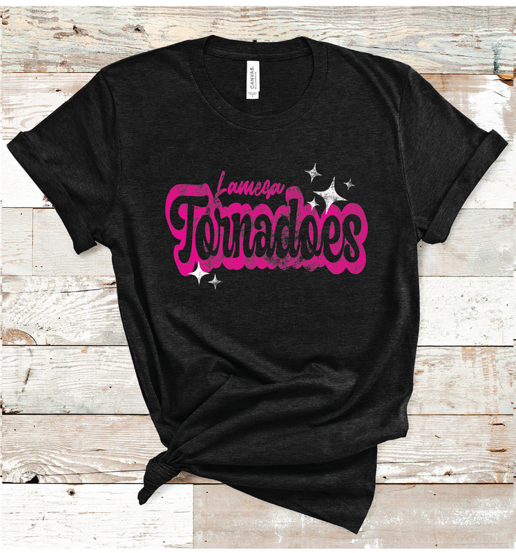 2024 LAMESA TORNADOES PINK WORDING (HEATHER BLACK)