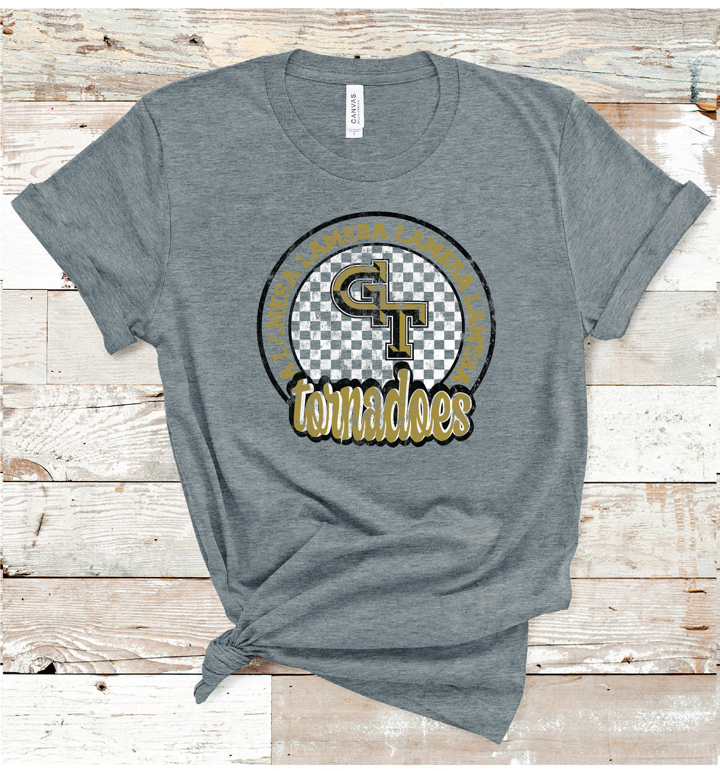 2024 LAMESA CHECKERED CIRCLE (DARK GRAY)