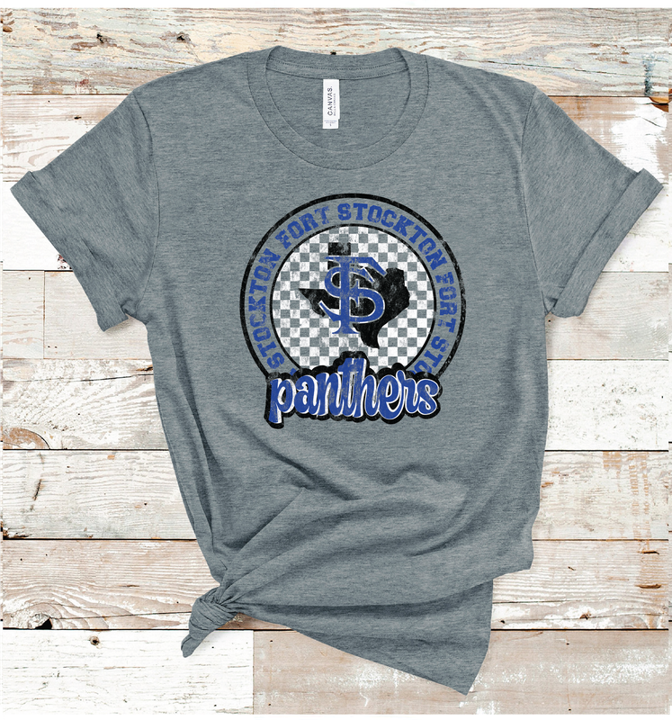 2024 FORT STOCKTON CHECKERED CIRCLE (DARK GRAY)