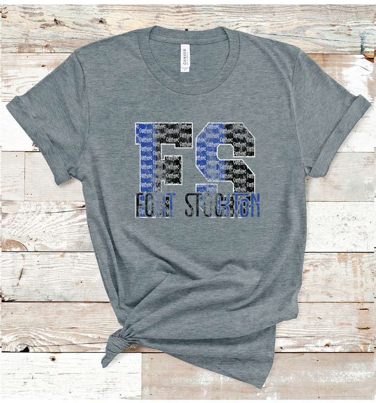 2024 FORT STOCKTON PANTHERS LETTER (DARK GRAY)