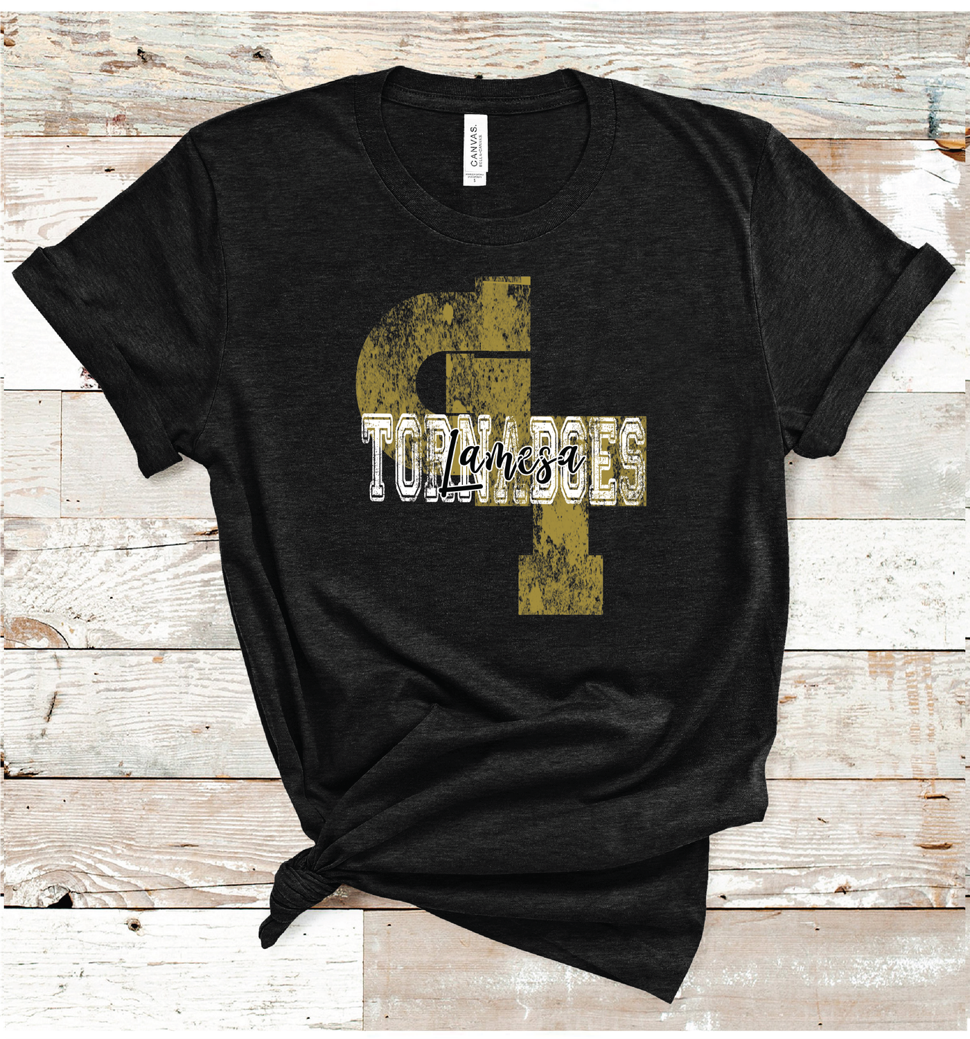 2024 LAMESA TORNADOES VINTAGE MASCOT (HEATHER BLACK)