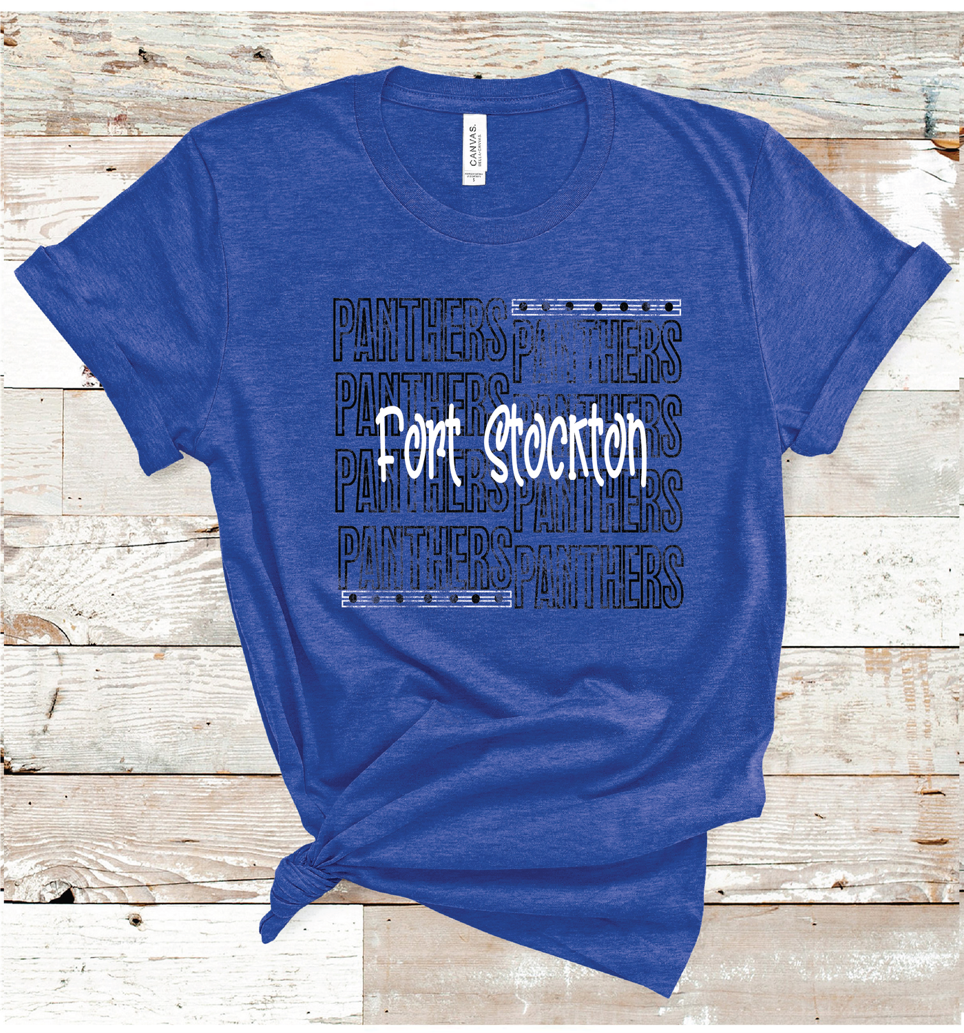 2024 FORT STOCKTON PANTHERS OUTLINE (HEAHTER BLUE)
