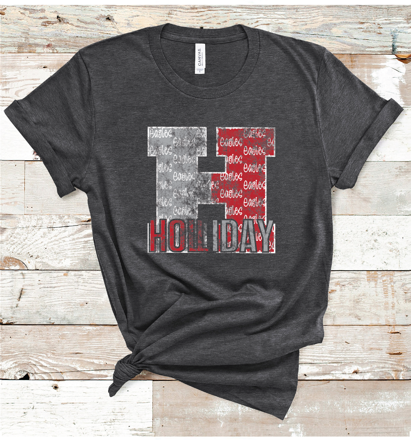 2024 HOLLIDAY EAGLES LETTER (HEATHER CHARCOAL)