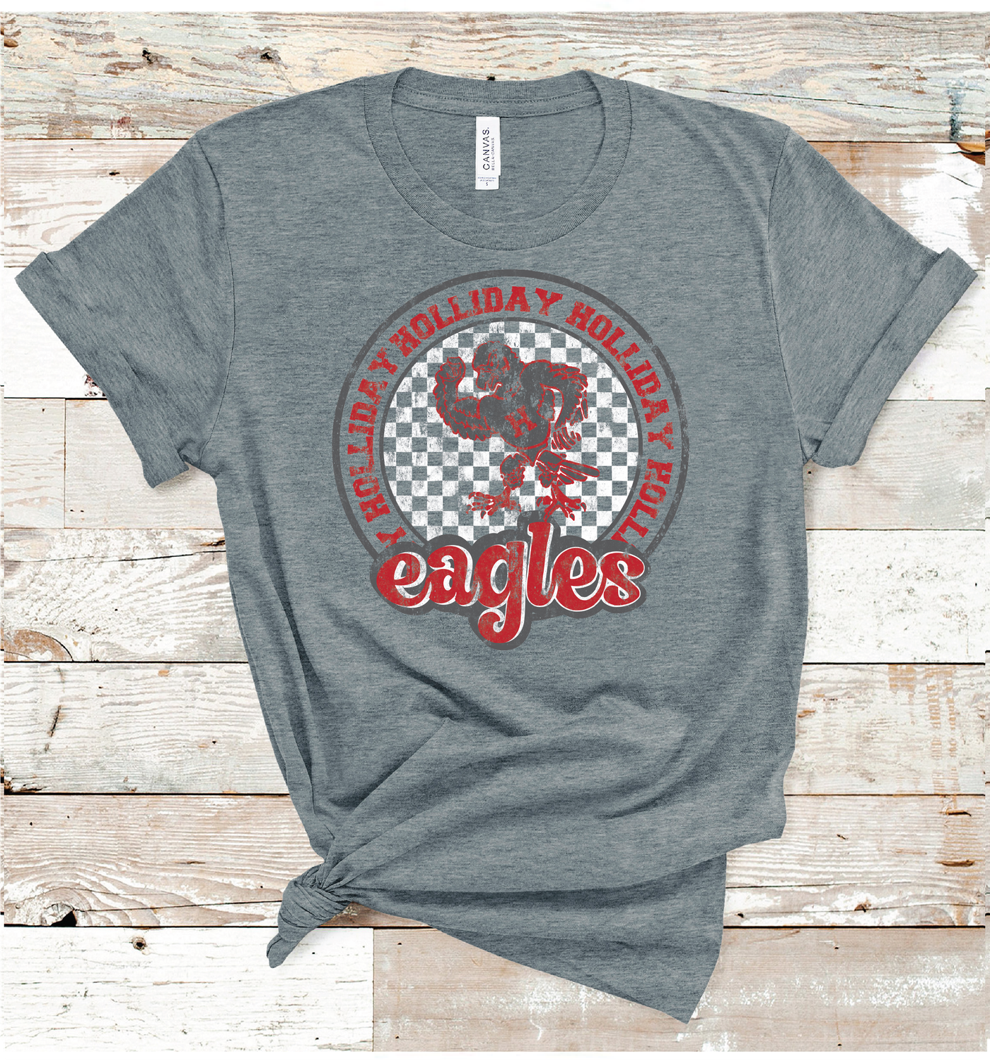 2024 HOLLIDAY CHECKERED CIRCLE (DARK GRAY)