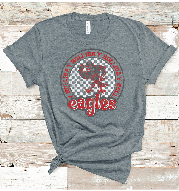 2024 HOLLIDAY CHECKERED CIRCLE (DARK GRAY)