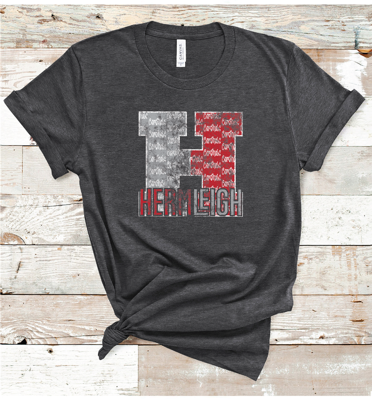 2024 HERMLEIGH CARDINALS LETTER (HEATHER CHARCOAL)