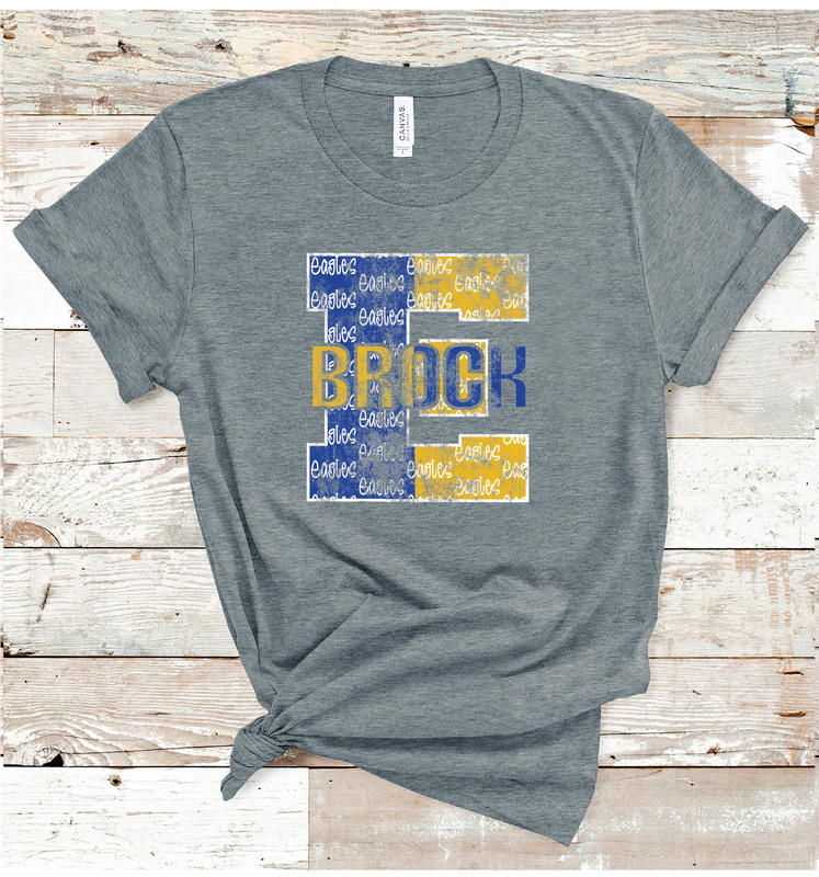2024 BROCK EAGLES LETTER (DARK GRAY)