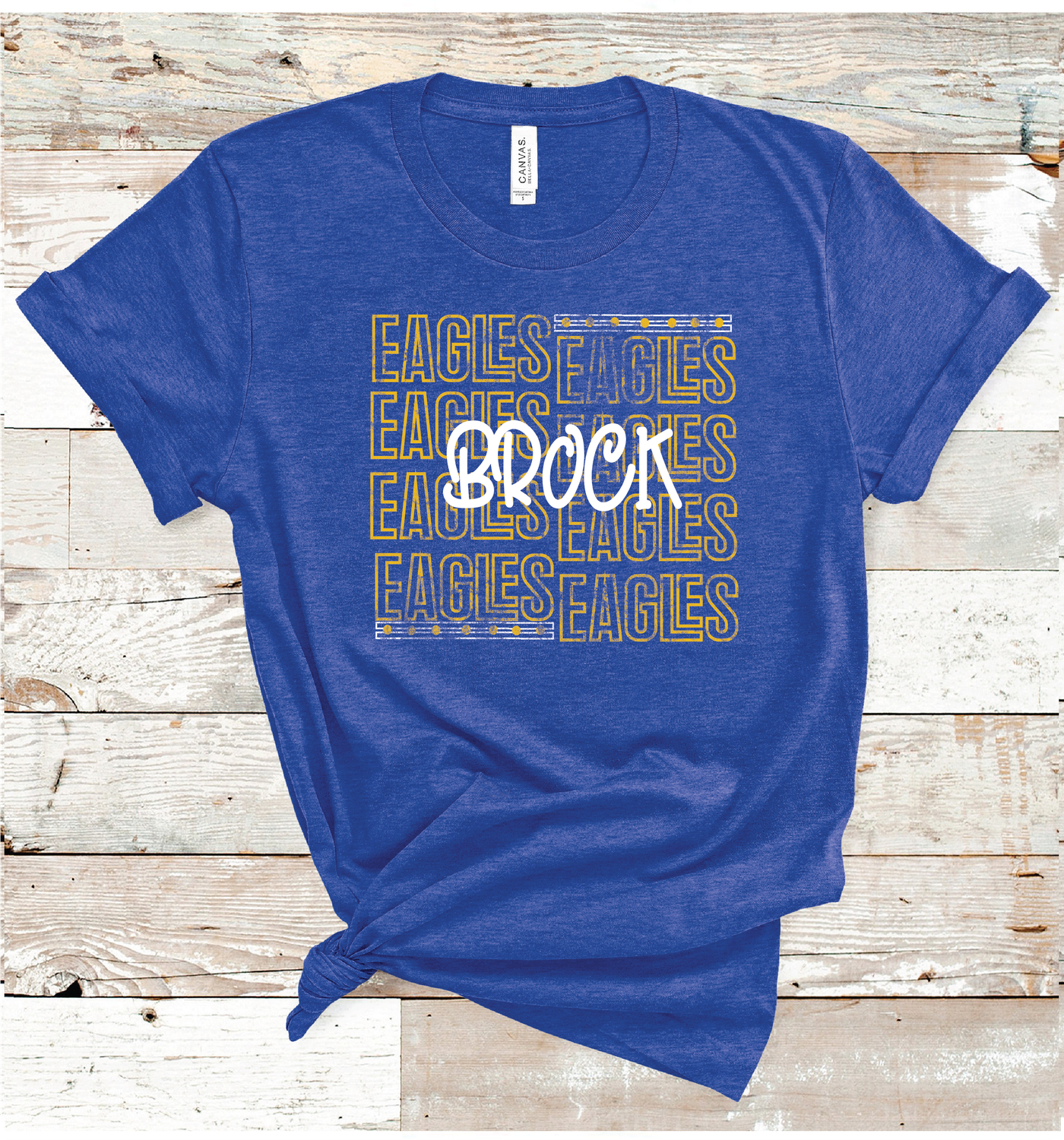 2024 BROCK EAGLES OUTLINE  (HEATHER BLUE)