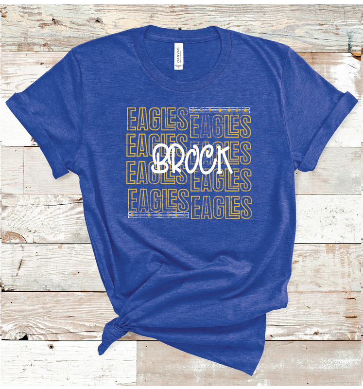 2024 BROCK EAGLES OUTLINE  (HEATHER BLUE)