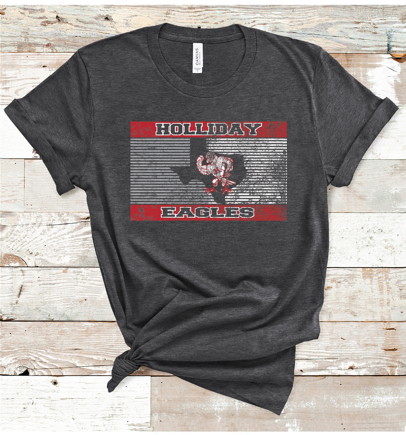 2024 HOLLIDAY TX STRIPE (HEATHER CHARCOAL)