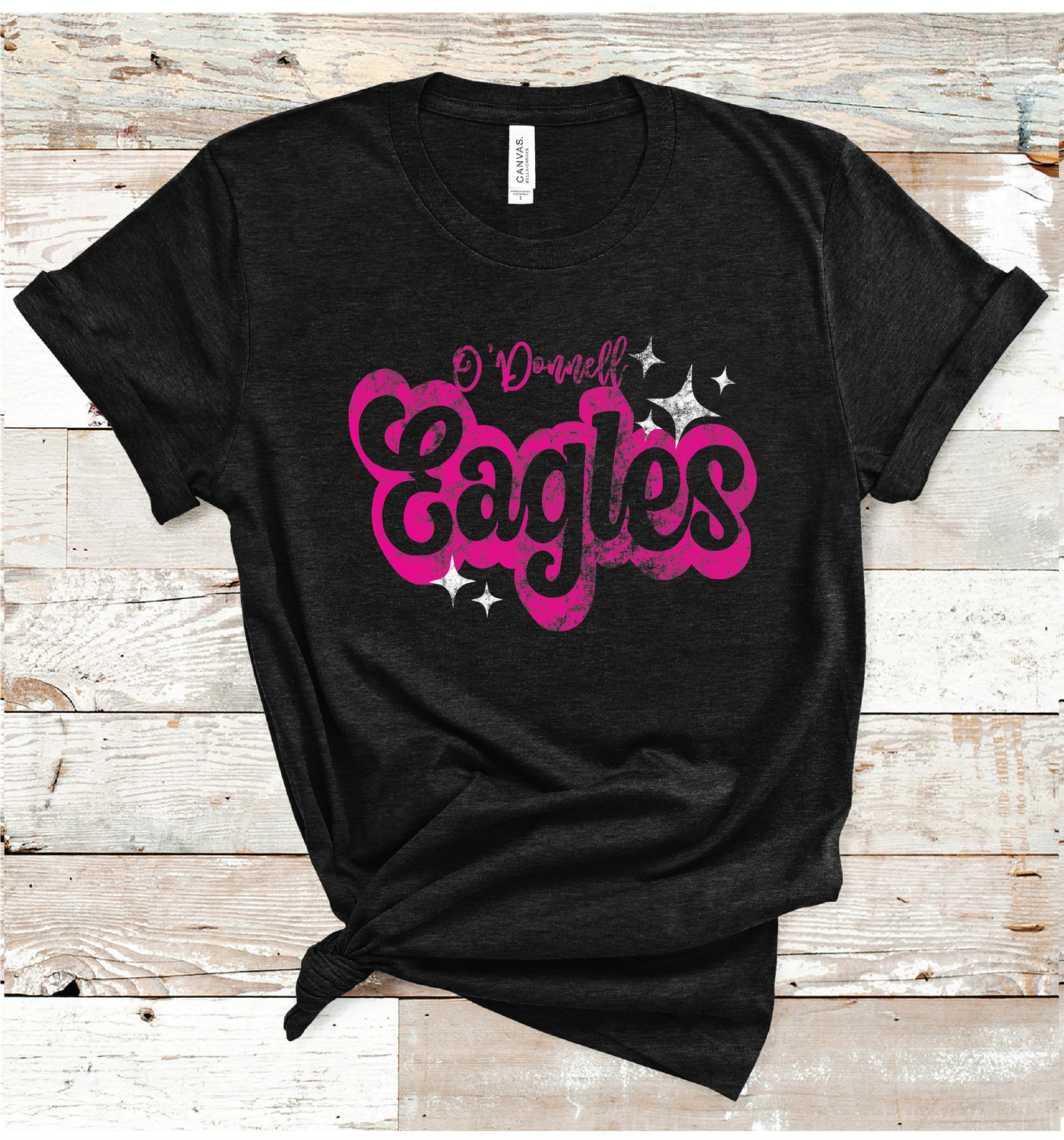 2024 O&#39;DONNELL EAGLES PINK WORDING  (HEATHER BLACK)