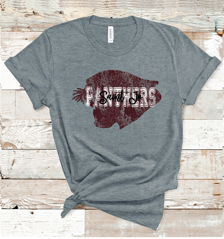 2024 SAINT JO PANTHERS VINTAGE (DARK GRAY)