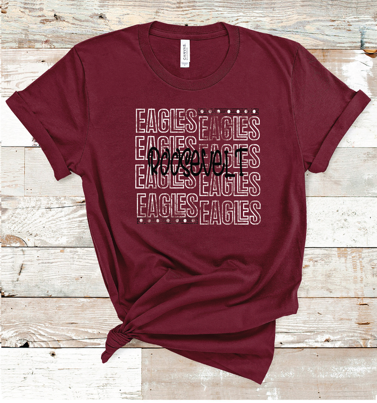 2024 ROOSEVELT EAGLES OUTLINE  (MAROON)