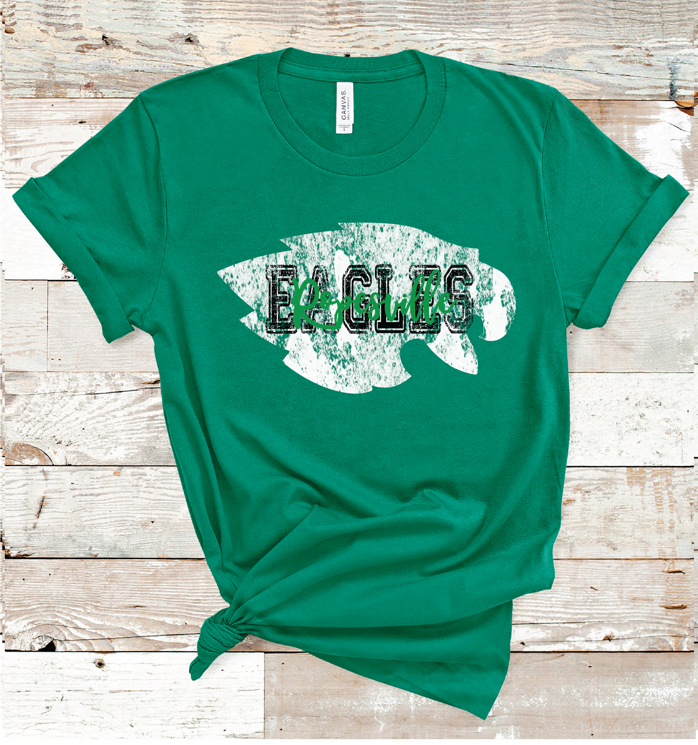 2024 ROPESVILLE EAGLES VINTAGE (HEATHER GREEN)