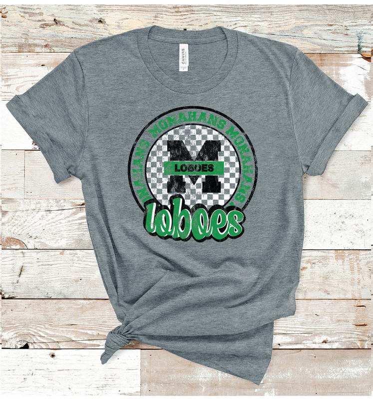 2024 MONAHANS CHECKERED CIRCLE  (DARK GRAY)
