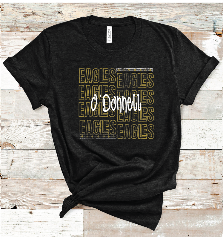 2024 O&#39;DONNELL EAGLES OUTLINE  (HEATHER BLACK)