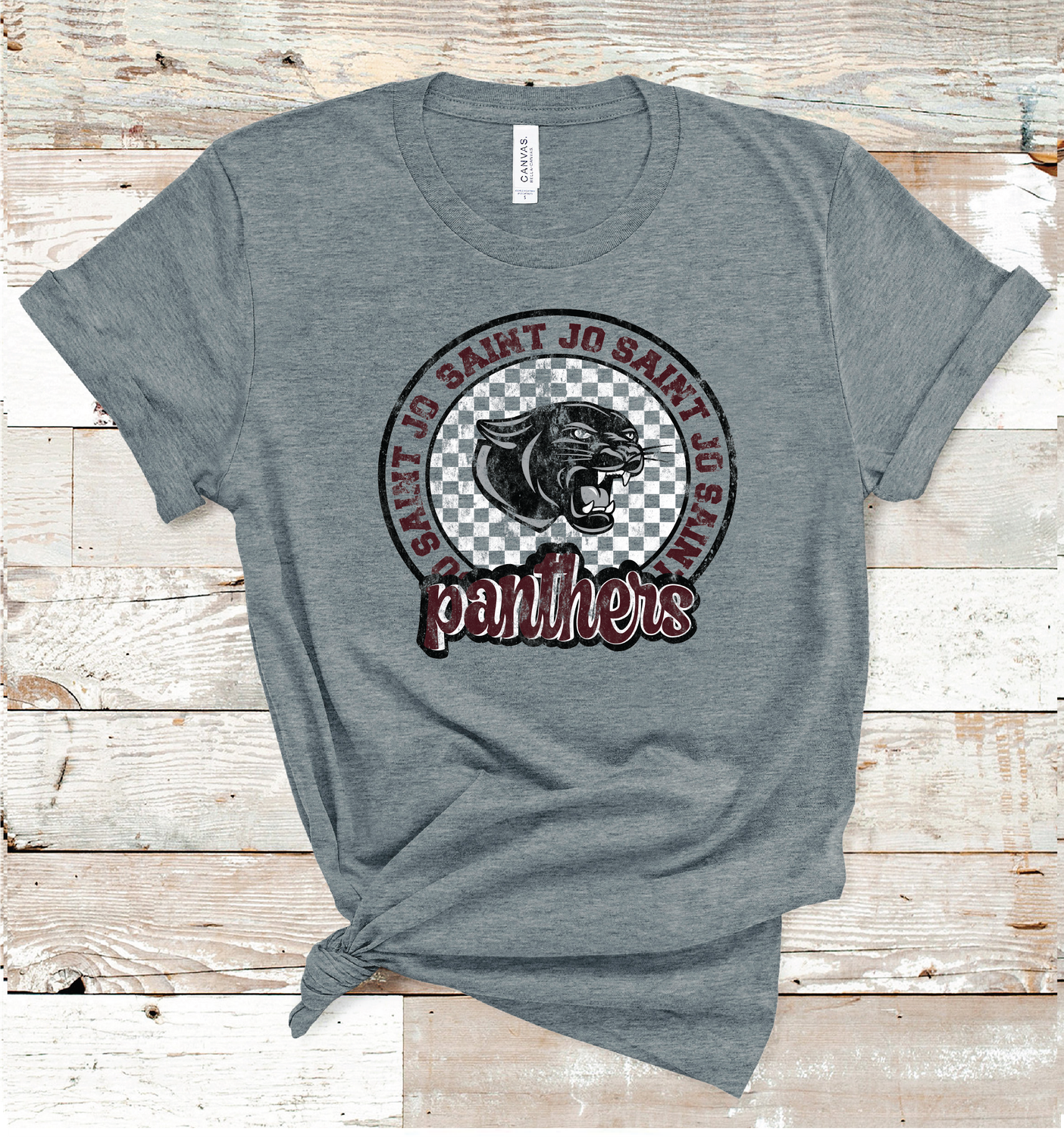2024 SAINT JO CHECKERED CIRCLE (DARK GRAY)