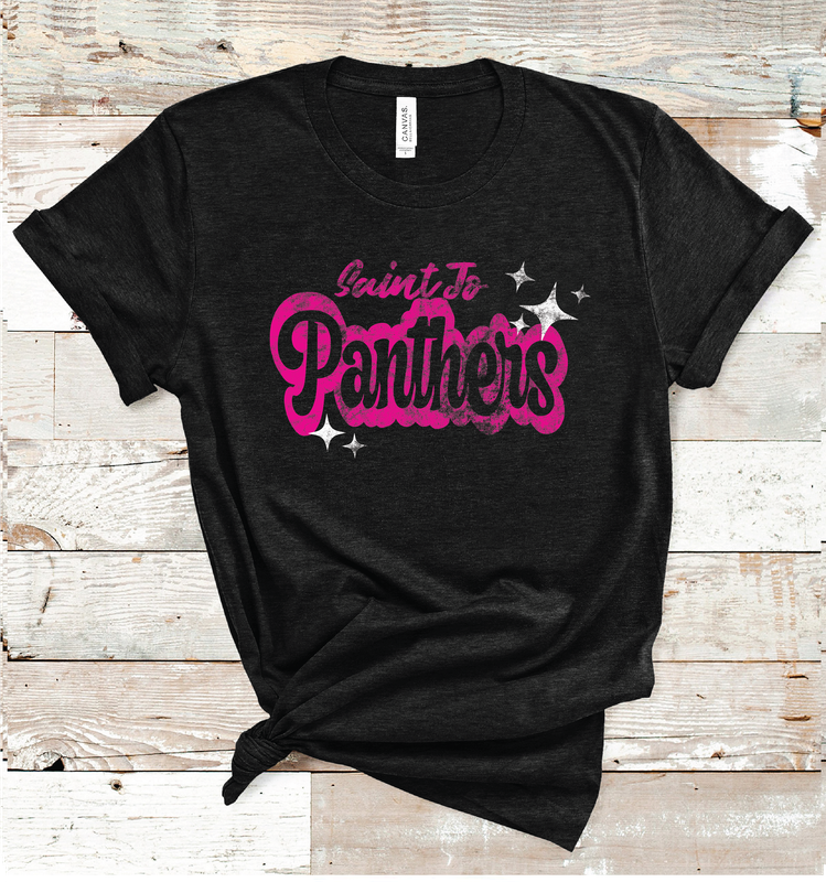 2024 SAINT JO PANTHERS PINK (HEATHER BLACK)