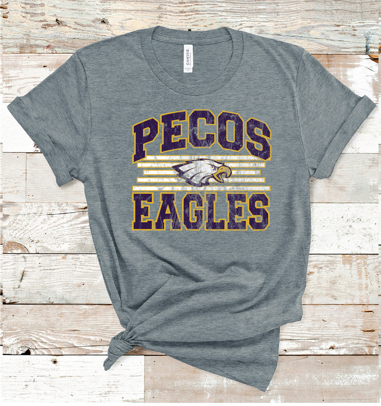 2024 PECOS EAGLES OLD SCHOOL (DARK GRAY)
