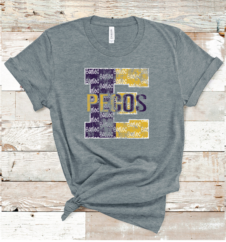 2024 PECOS EAGLES LETTER (DARK GRAY)