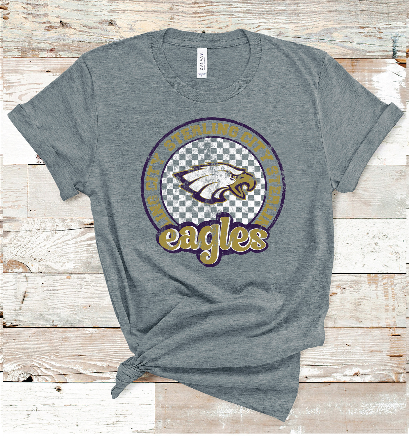 2024 STERLING CITY CHECKERED CIRCLE (DARK GRAY)