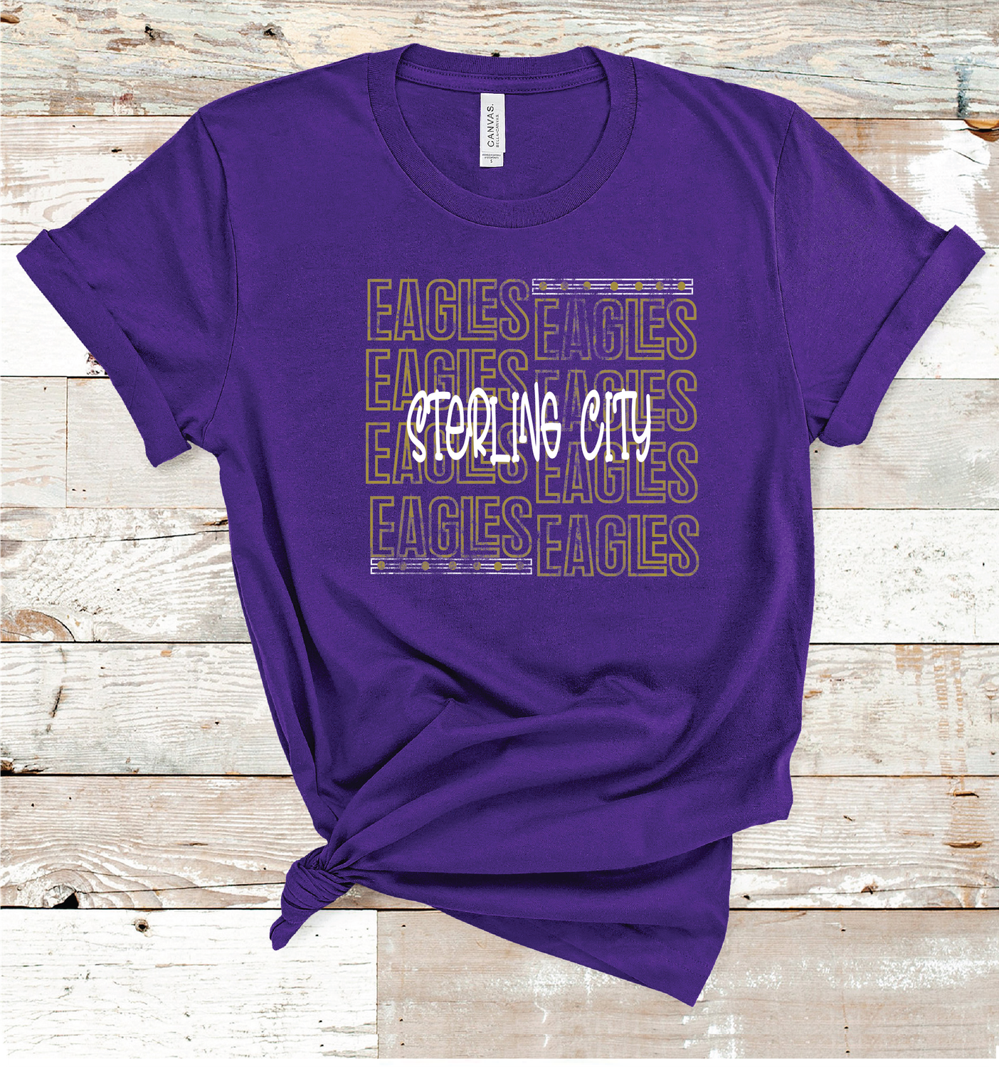 2024 STERLING CITY EAGLES OUTLINE(PURPLE)