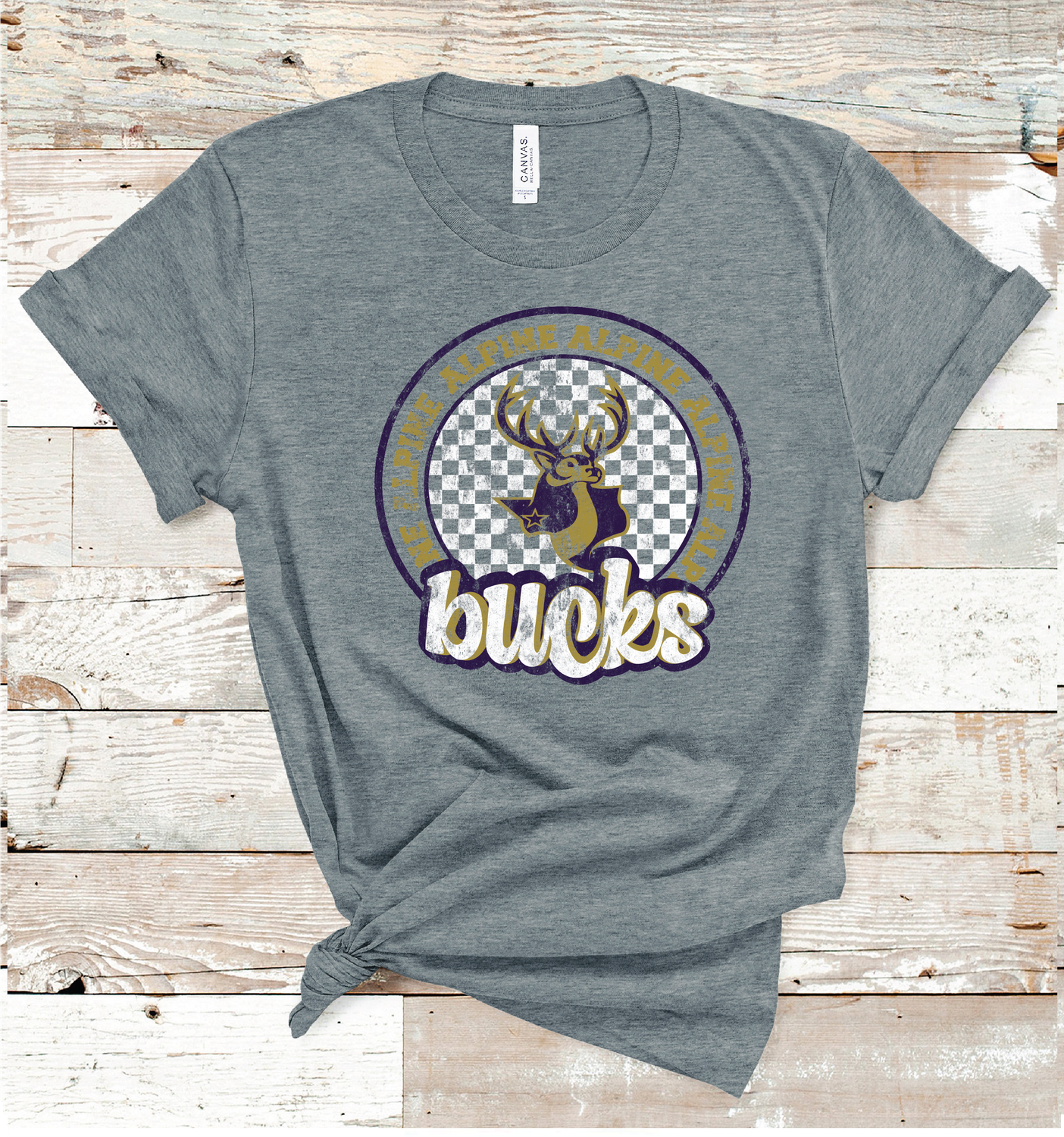 2024 ALPINE CHECKERED CIRCLE (DARK GRAY)